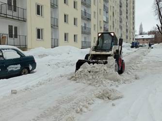 Марс Хаметов провел мониторинг снегоуборочных работ по округу